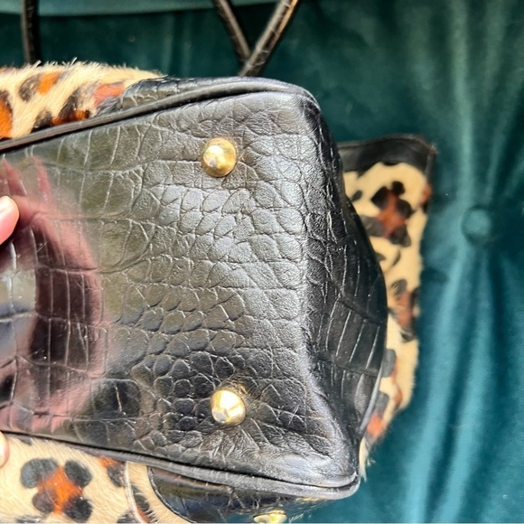Maurizio Taiuti Leopard Calf Hair Leather Tote - Picture 5 of 11
